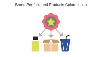 Brand Portfolio And Products Colored Icon In Powerpoint Pptx Png And Editable Eps Format