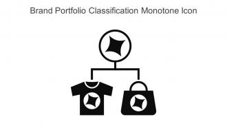 Brand Portfolio Classification Monotone Icon In Powerpoint Pptx Png And Editable Eps Format