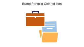 Brand Portfolio Colored Icon In Powerpoint Pptx Png And Editable Eps Format
