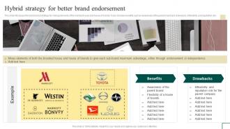 Brand Portfolio Management Hybrid Strategy For Better Brand Endorsement Branding SS