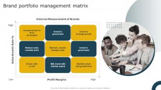 Brand Portfolio Management Matrix Aligning Brand Portfolio Strategy With Business