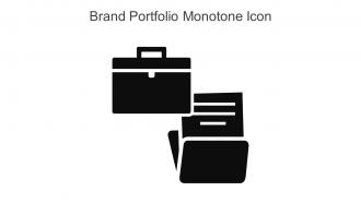 Brand Portfolio Monotone Icon In Powerpoint Pptx Png And Editable Eps Format