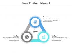 Brand position statement ppt powerpoint presentation samples cpb