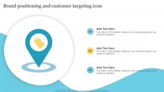 Brand Positioning And Customer Targeting Icon