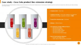 Brand Positioning And Launch Strategy Case Study Coca Cola Product Line Extension Strategy MKT SS V