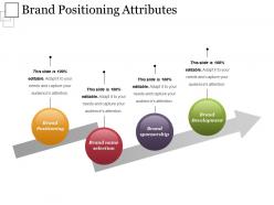 Brand positioning attributes powerpoint graphics