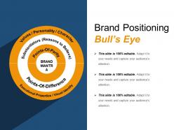 Brand positioning bulls eye powerpoint ideas