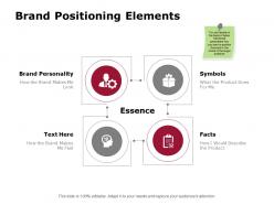 Brand positioning elements brand personality facts ppt powerpoint presentation file gallery