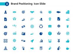 Brand positioning icon slide goal ppt powerpoint presentation diagram lists
