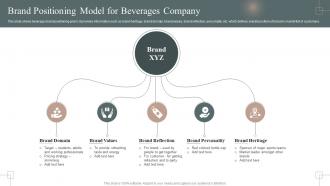 Brand Positioning Model For Beverages Company