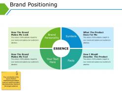 Brand positioning powerpoint slide influencers