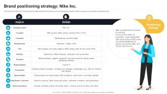 Brand Positioning Strategy Nike Inc Effective Product Brand Positioning Strategy