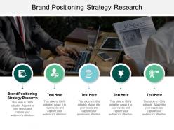 Brand positioning strategy research ppt powerpoint presentation styles ideas cpb