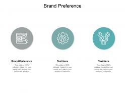 Brand preference ppt powerpoint presentation pictures example topics cpb