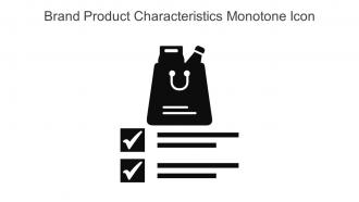 Brand Product Characteristics Monotone Icon In Powerpoint Pptx Png And Editable Eps Format