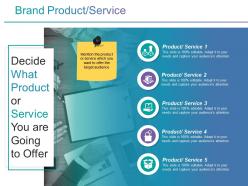 Brand product service ppt infographic template