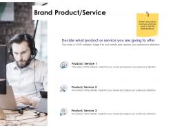 Brand product service ppt powerpoint presentation infographic