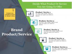 Brand product service ppt sample presentations