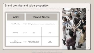 Brand Promise And Value Proposition Strategic Marketing Plan To Increase