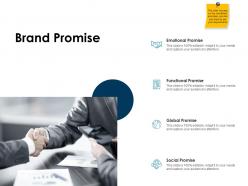 Brand promise functional ppt powerpoint presentation ideas styles