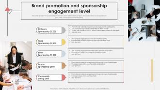 Brand Promotion And Sponsorship Engagement Level