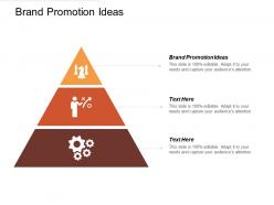 Brand promotion ideas ppt powerpoint presentation file introduction cpb