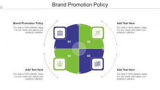 Brand Promotion Policy Ppt Powerpoint Presentation Infographic Template Grid Cpb