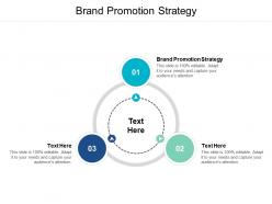 Brand promotion strategy ppt powerpoint presentation slide cpb
