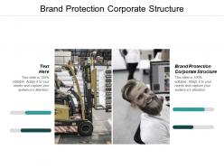 Brand protection corporate structure ppt powerpoint presentation gallery layouts cpb