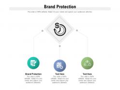 Brand protection ppt powerpoint presentation icon format