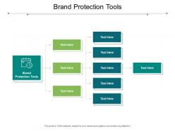 Brand protection tools ppt powerpoint presentation gallery visual aids cpb