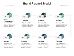 Brand pyramid model ppt powerpoint presentation summary vector cpb