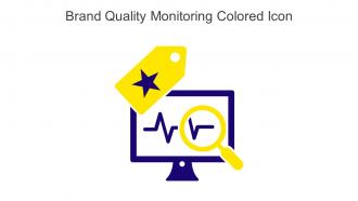 Brand Quality Monitoring Colored Icon In Powerpoint Pptx Png And Editable Eps Format