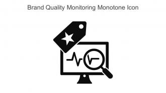 Brand Quality Monitoring Monotone Icon In Powerpoint Pptx Png And Editable Eps Format
