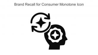Brand Recall For Consumer Monotone Icon In Powerpoint Pptx Png And Editable Eps Format