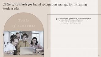Brand Recognition Strategy For Increasing Product Sales Powerpoint Presentation Slides