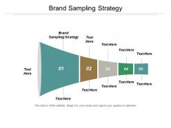 Brand sampling strategy ppt powerpoint presentation gallery background images cpb