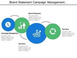 Brand statement campaign management operational metrics baseline retail management