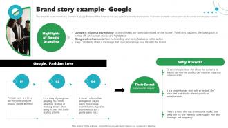 Brand Story Example Google Rebrand Launch Plan Ppt Slides Inspiration