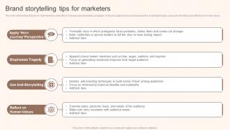 Brand Storytelling Tips For Marketers Storytelling Marketing Implementation MKT SS V