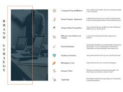 Brand strategy company purpose ppt powerpoint presentation outline portrait