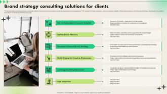 Brand Strategy Consulting Solutions For Clients