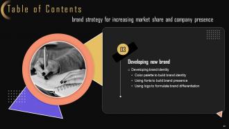 Brand Strategy For Increasing Market Share And Company Presence MKT CD V Colorful Impactful