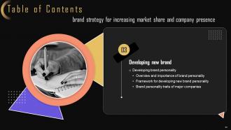Brand Strategy For Increasing Market Share And Company Presence MKT CD V Appealing Impactful