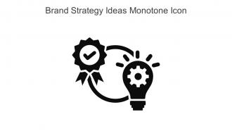 Brand Strategy Ideas Monotone Icon In Powerpoint Pptx Png And Editable Eps Format