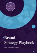 Brand Strategy Playbook Report Sample Example Document