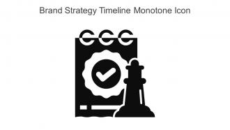 Brand Strategy Timeline Monotone Icon In Powerpoint Pptx Png And Editable Eps Format