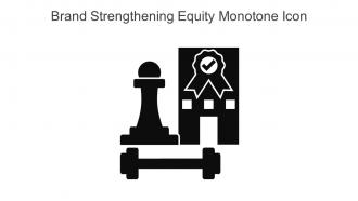 Brand Strengthening Equity Monotone Icon In Powerpoint Pptx Png And Editable Eps Format