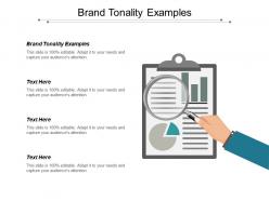 Brand tonality examples ppt powerpoint presentation pictures format cpb