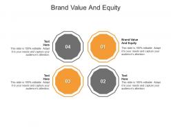 Brand value and equity ppt powerpoint presentation inspiration deck cpb